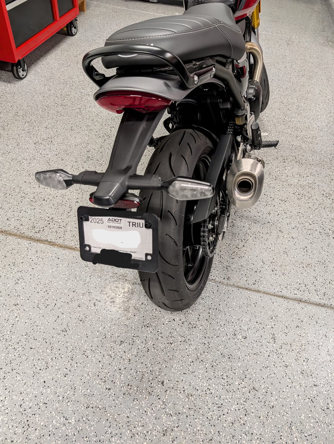Customer photo review of Triumph Speed 400 & Scrambler 400 Plug & Play Tail Tidy Kit