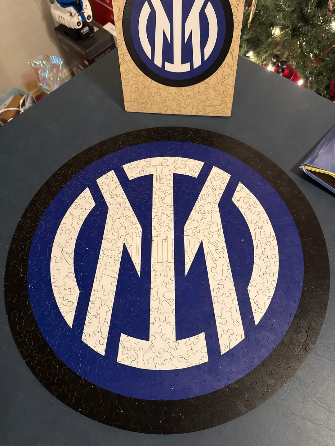 Customer photo review of FC Inter® Logo - Wooden Puzzle