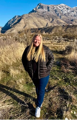 Customer photo review of Women's Elements Quilted Puffer Jacket