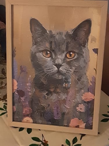 Customer photo review of Pet Portrait