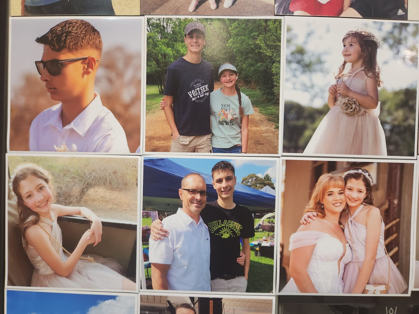 Customer photo review of Square Fridge Magnet - Set of 9, 12, 16 or 24