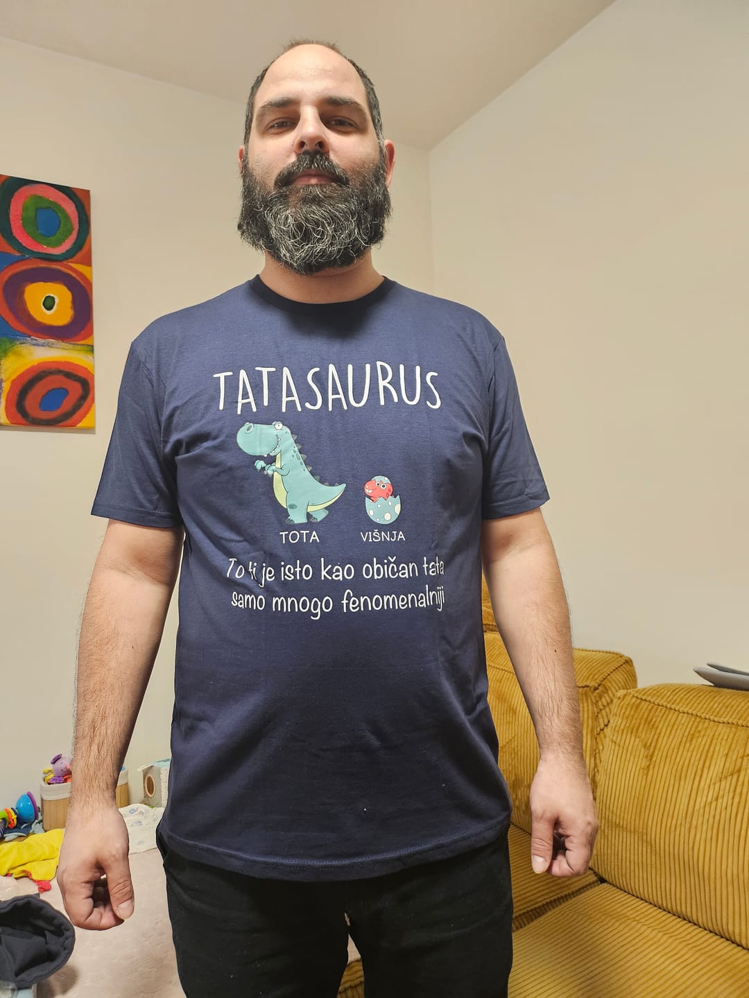 Customer photo review of Tatasaurus i deca majica