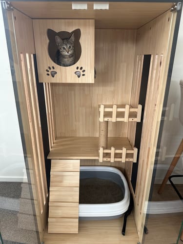 Customer photo review of Luxury Cat Villa-60*60*120cm