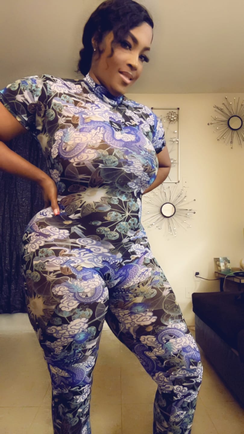 Customer photo review of Blue Dragon Jumpsuit