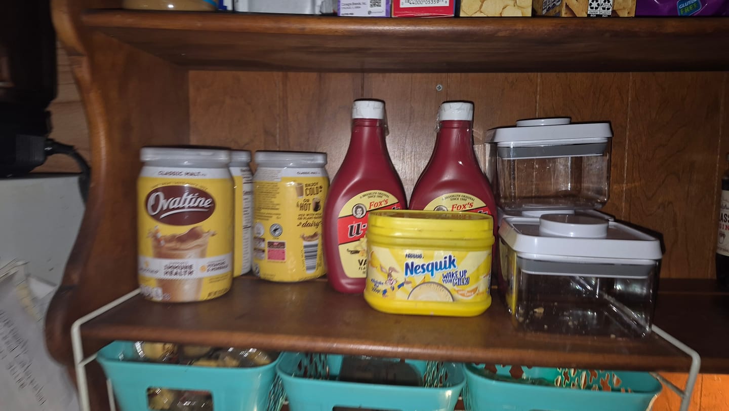 Customer photo review of Ovaltine Classic Malt Milk Mix - 12 OZ 6 Pack