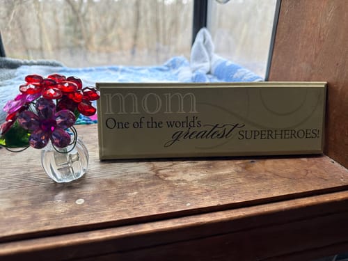 Customer photo review of Acrylic Bouquet 11, Heart Daisies