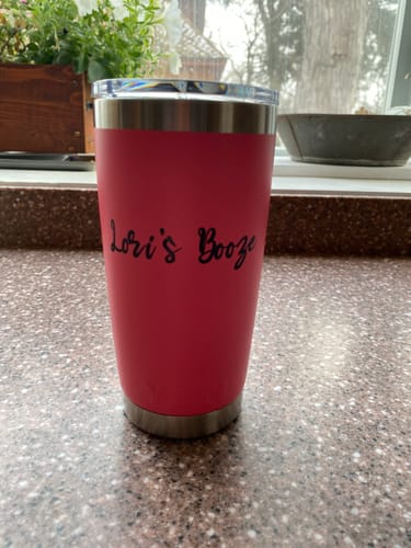 Customer photo review of Rambler | 20 oz Tumbler
