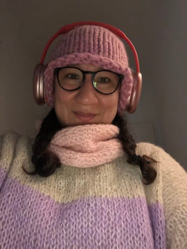 Customer photo review of KNITTING KIT ILARIA PULL