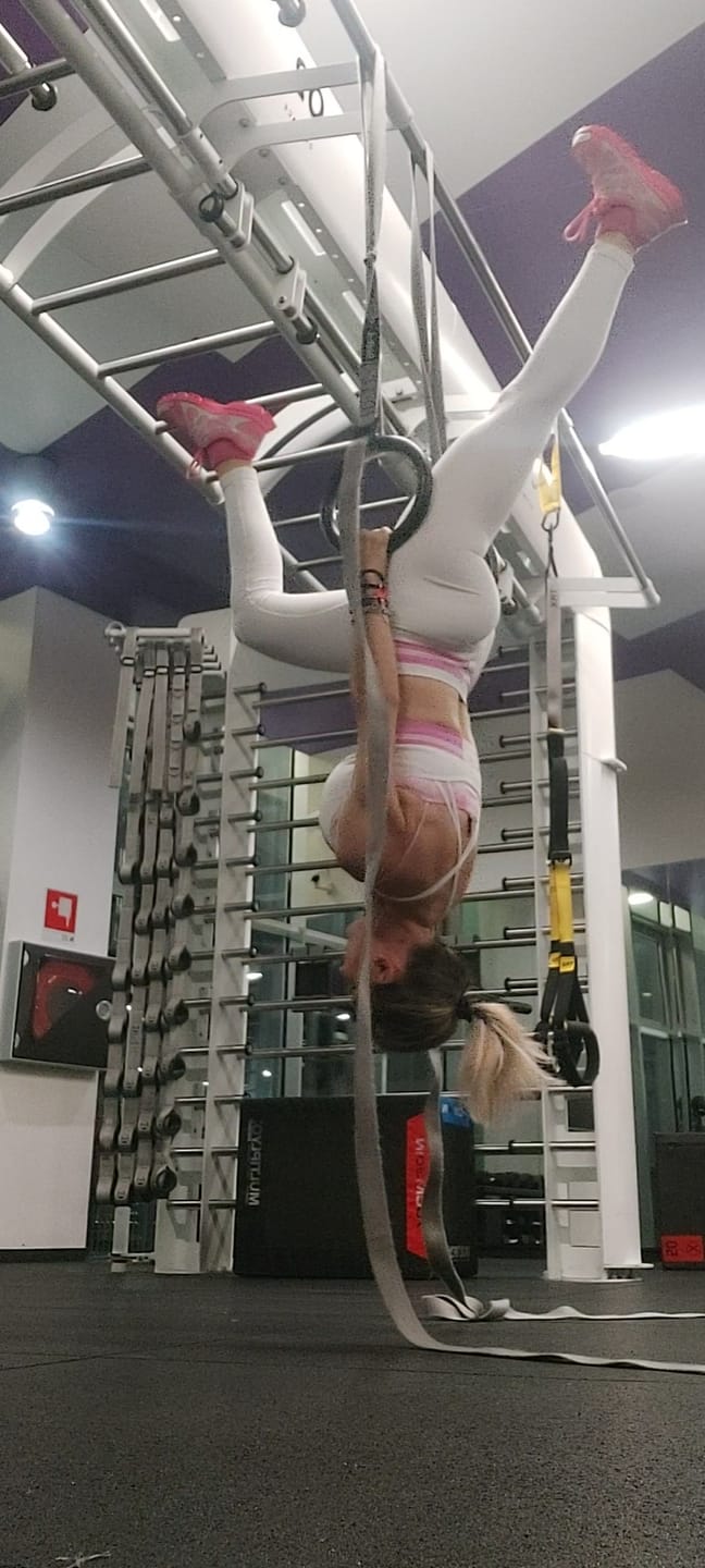 Customer photo review of Leggings Ikona Bianco e Rosa Ortensia