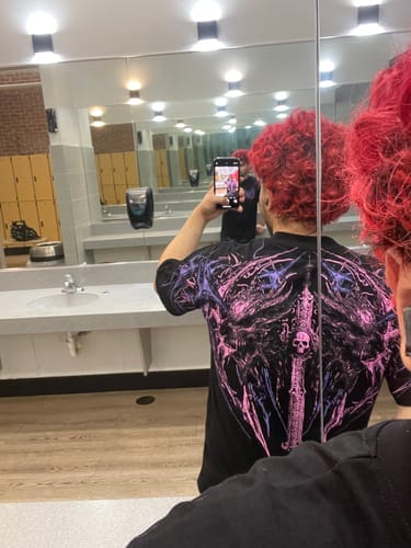 Customer photo review of Hollow Souls Oversized T-shirt [TWILIGHT]