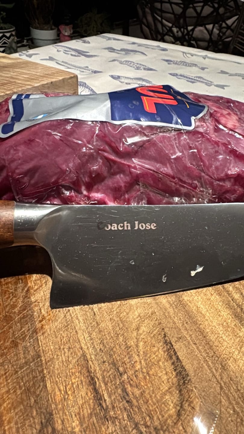 Customer photo review of Cuchillo Chef Acero Alemán Premium Hoja 19 cm - PELLÍN