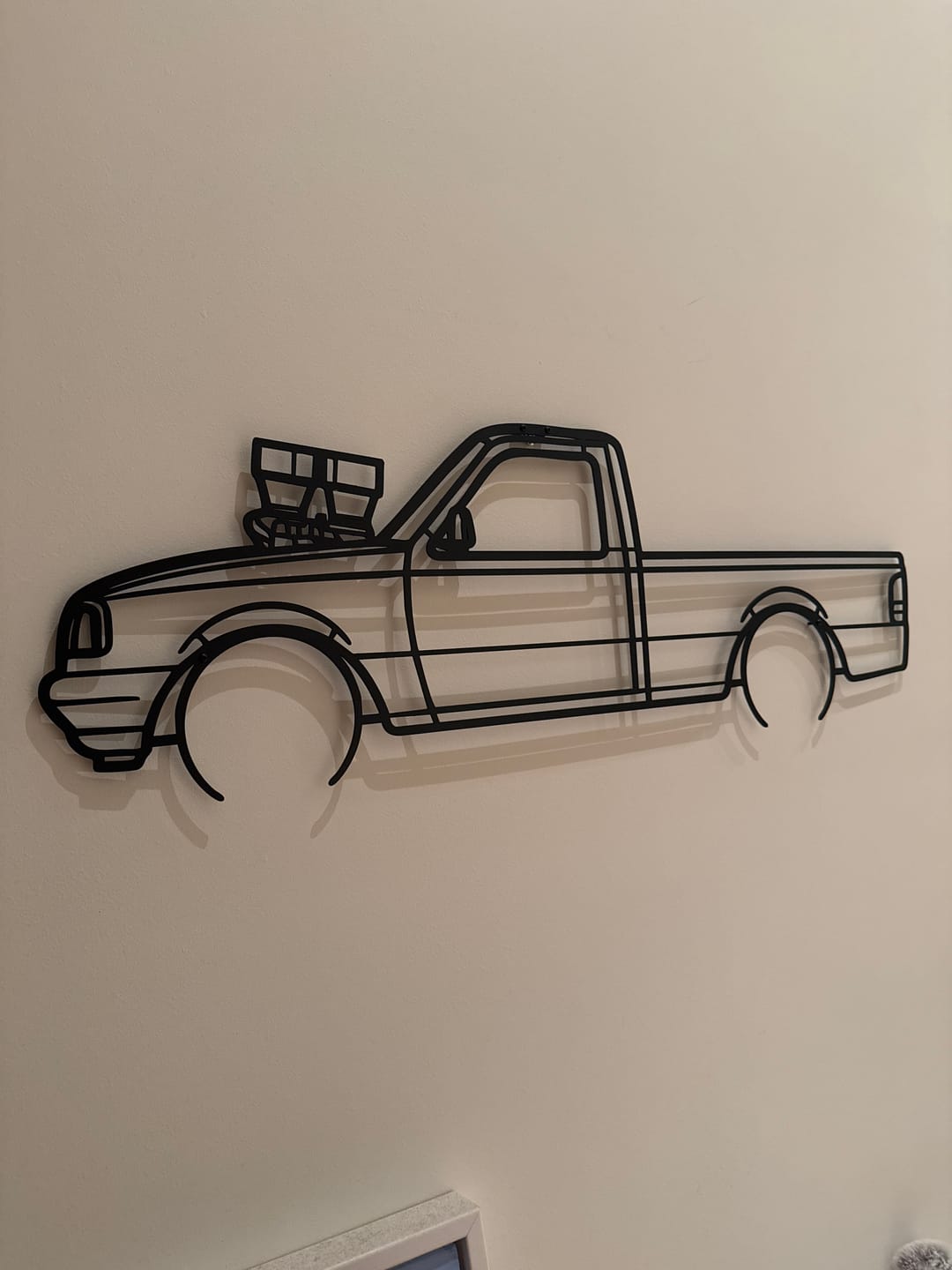 Customer photo review of Your Custom Metal Car Silhouette