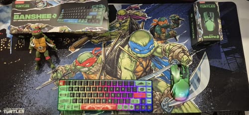 Customer photo review of Oni Deskpad - Teenage Mutant Ninja Turtles