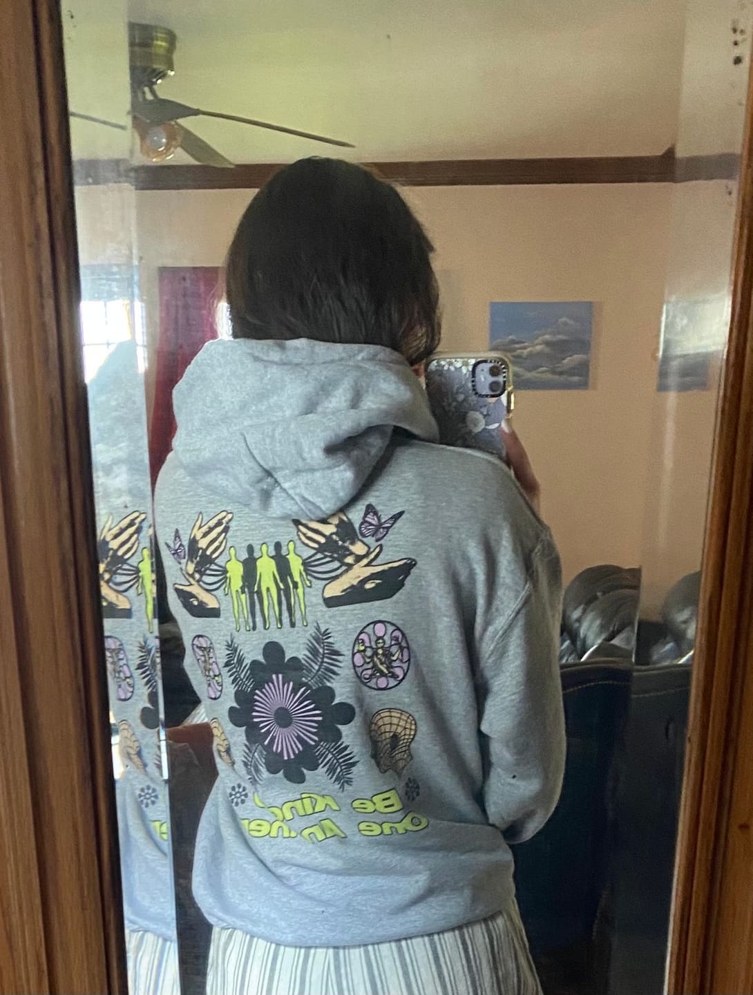 Customer photo review of Be Kind To One Another Hoodie