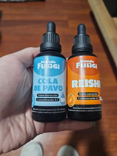 Customer photo review of Extracto Cordyceps - Gotas Ultra Concentrado