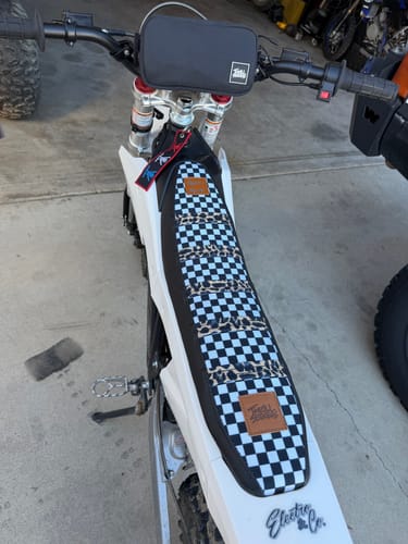 Customer photo review of Custom Seat Cover: Electro & Co ETM RTR Lite