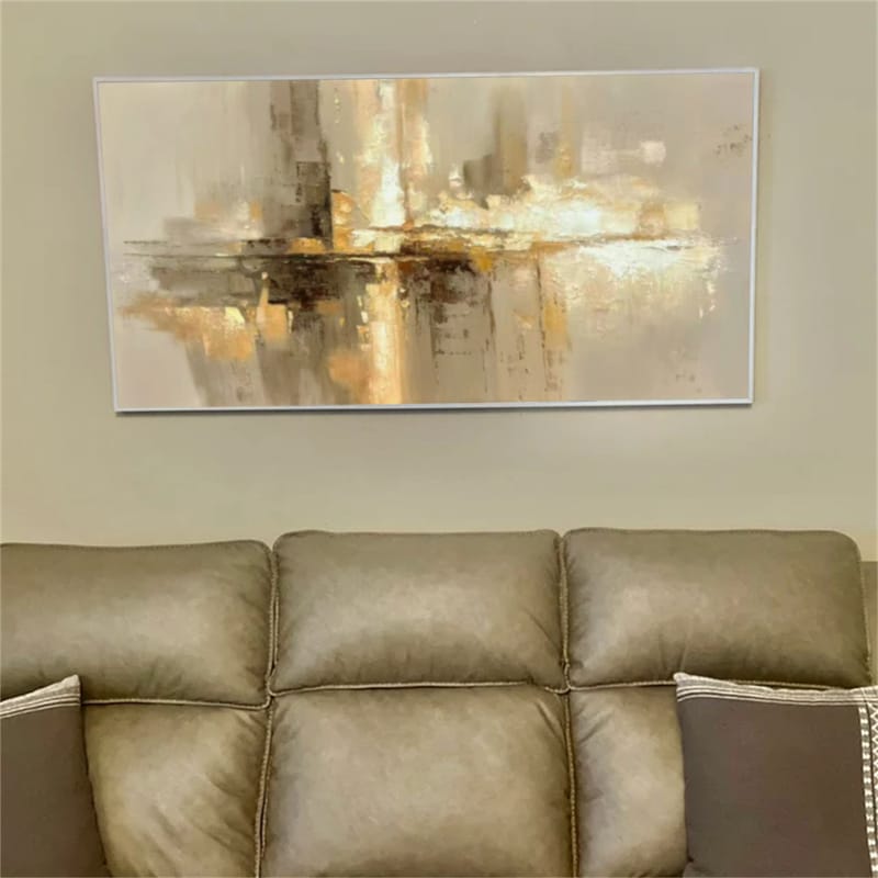 Customer photo review of Abstract Canvas Wall Art #AP264