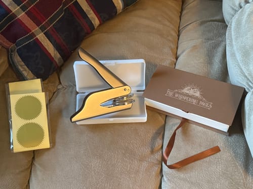 Customer photo review of Faith Book Embosser