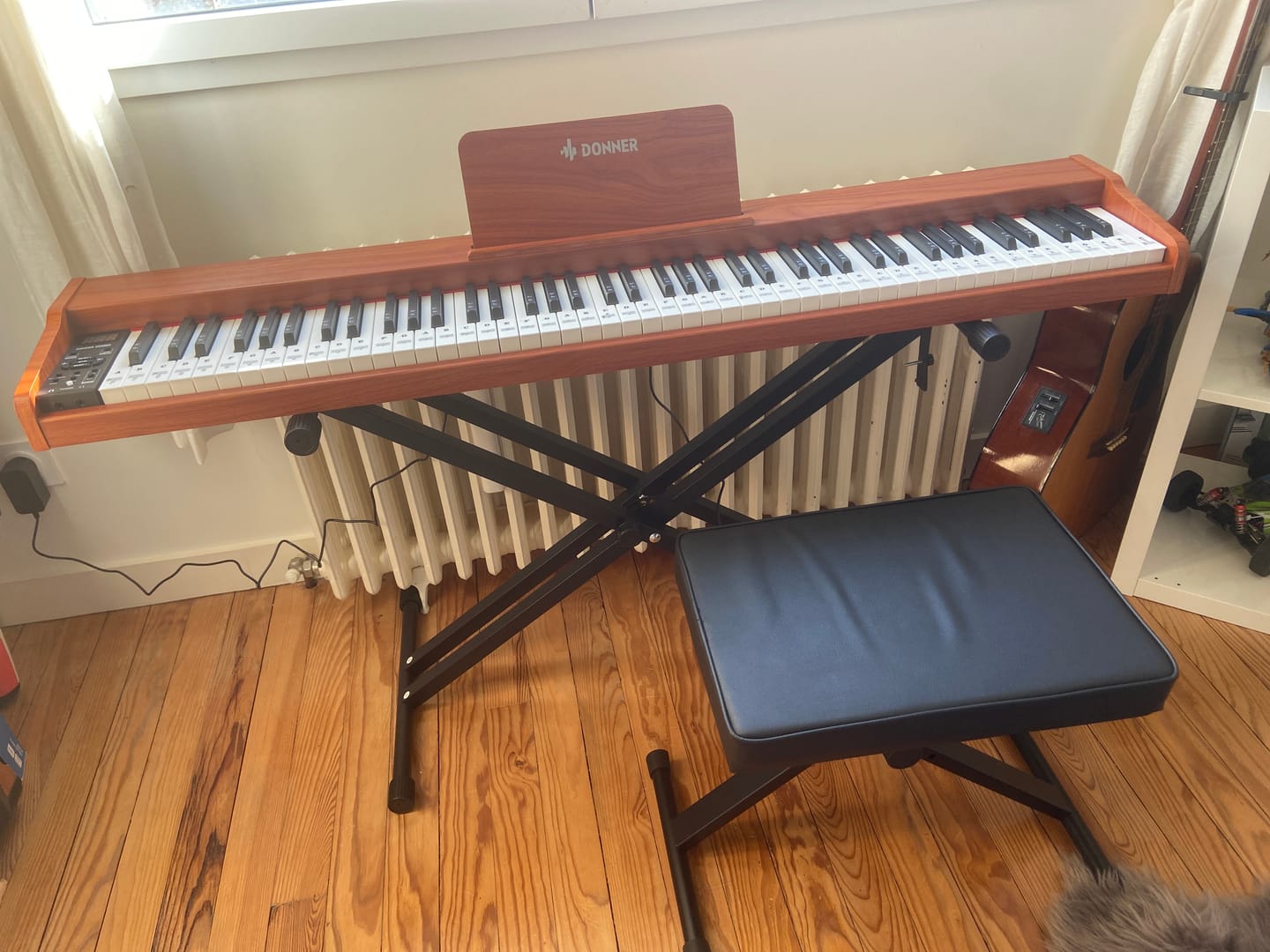 Customer photo review of 【Précommande】Donner DEP-1S Semi-Lesté De Style Bois Piano Numérique【Expédié le 20 décembre】