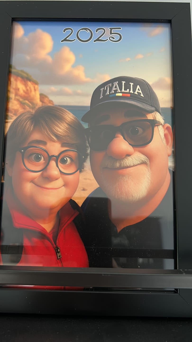 Customer photo review of Poster personnalisé - Portrait Animé