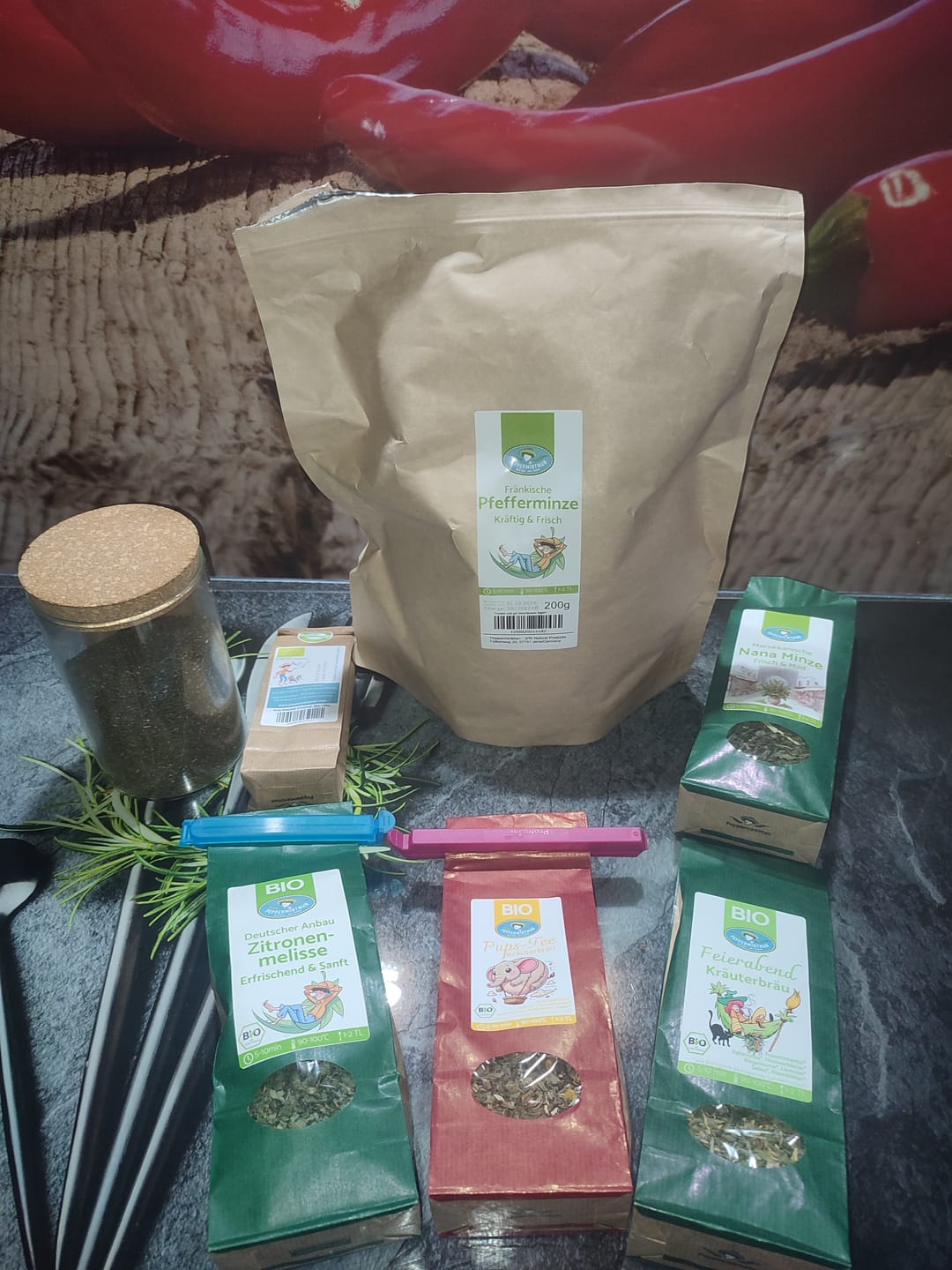 Customer photo review of Fränkischer Pfefferminztee - Blattkrüll