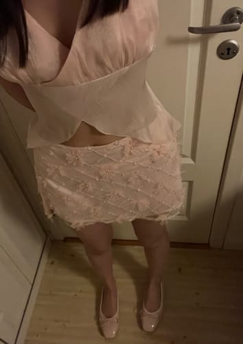 Customer photo review of Pirouette Babydoll Wrap Set (Baby Pink)