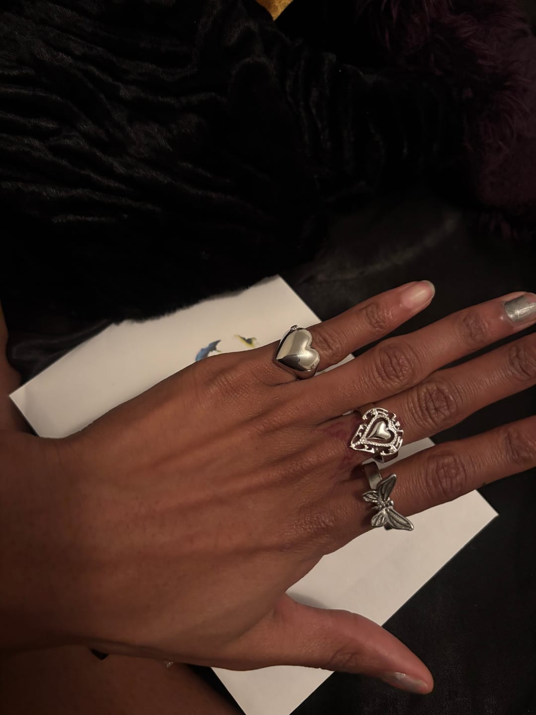 Customer photo review of LOCKET HEART RING