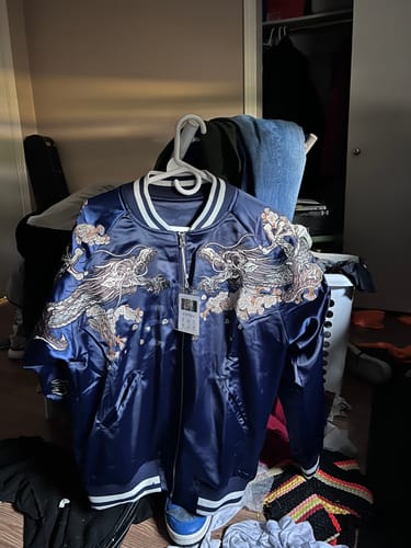 Customer photo review of Four Legendary Creatures Sukajan Souvenir Jacket