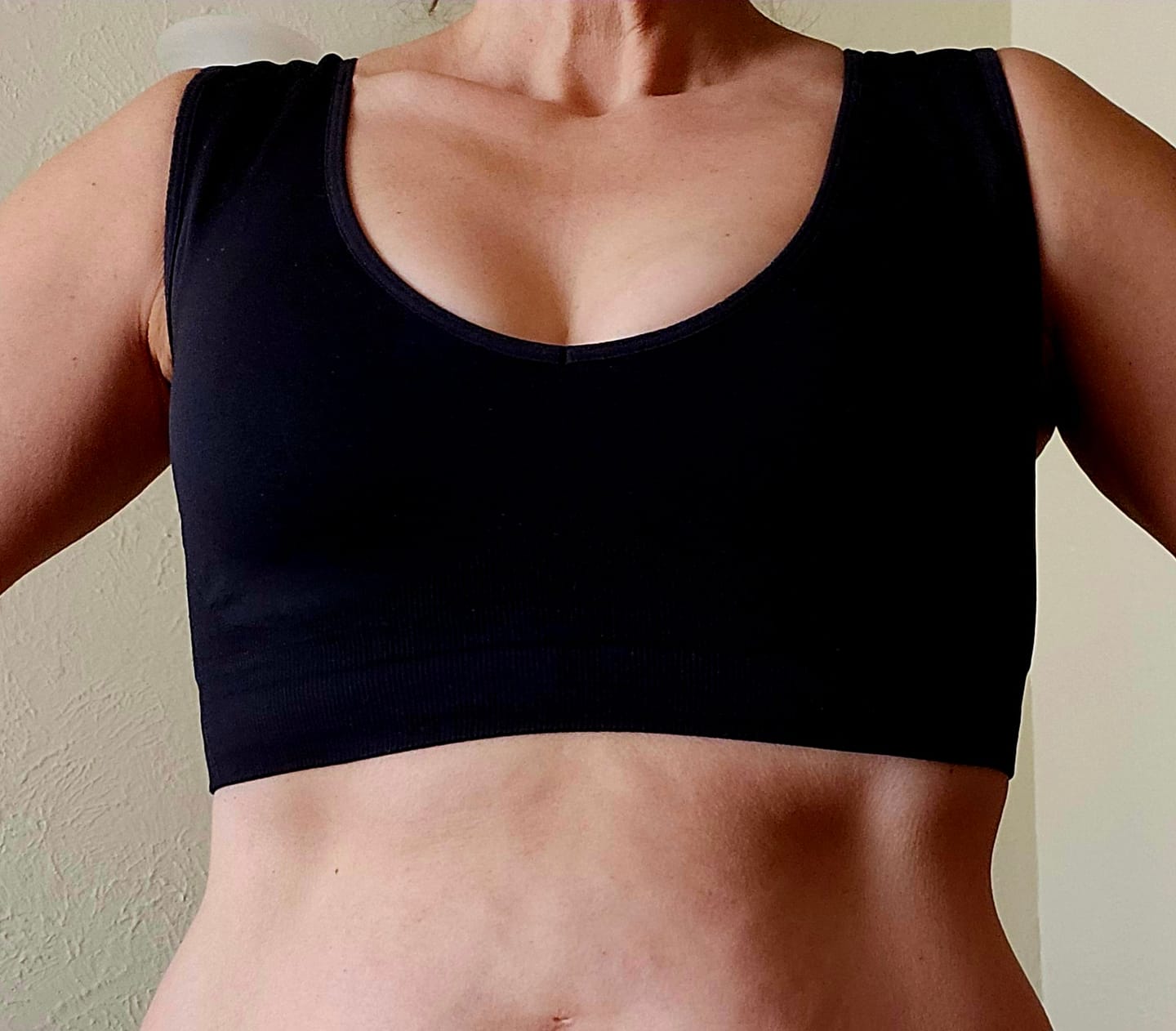 Customer photo review of AlignMe Pullover Posture Sports Bra For Women