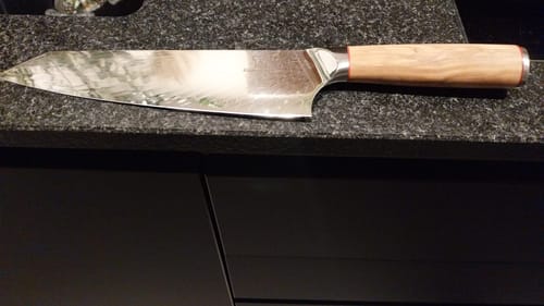 Customer photo review of Mokuzai Chefmesser