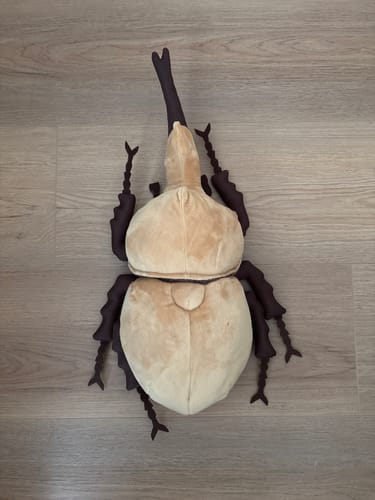 Customer photo review of Elephant Beetle Soft Stuffed Plush Toy