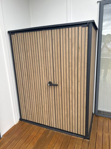 Customer photo review of Venetian High Store Plus Shed Brown - Signature Collection