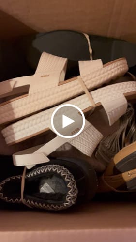 Customer video review of Secondhand Mixed Gender Sandals and Flats