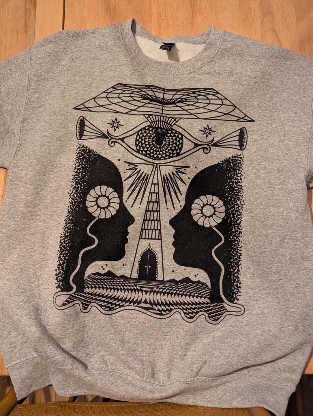 Customer photo review of Illusion of Separateness Sweatshirt