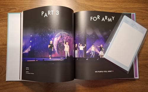 Customer photo review of BTS - LYRICS INSIDE NEW COVER EDITION