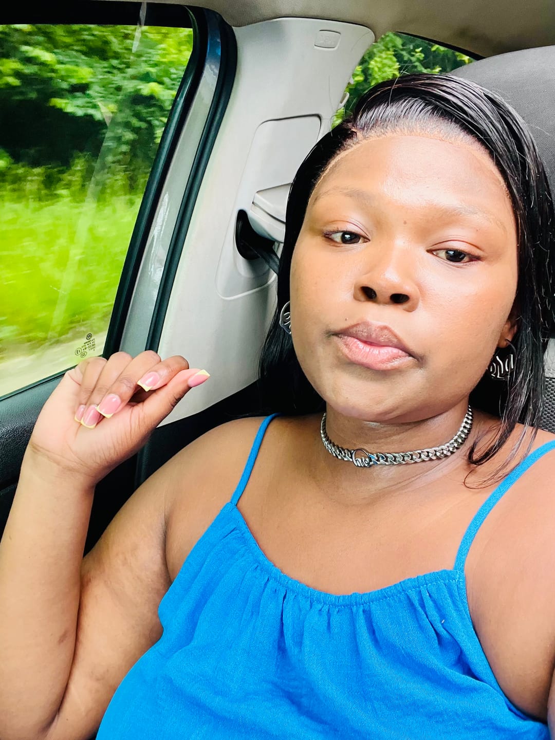 Customer photo review of Silver Era Choker