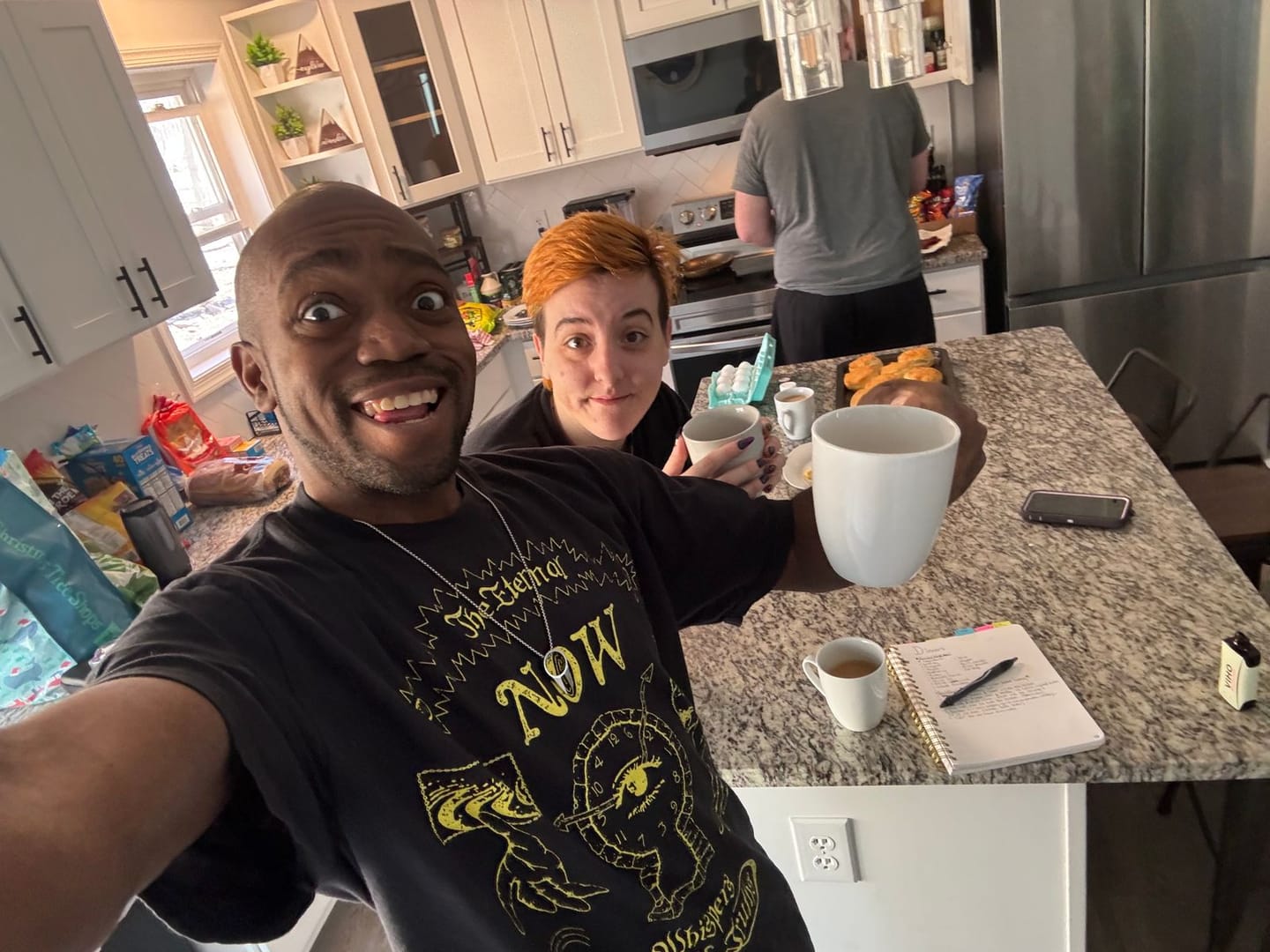 Customer photo review of The Eternal Now Tee