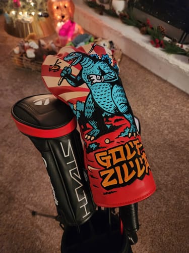 Customer photo review of Golf-Zilla Headcover