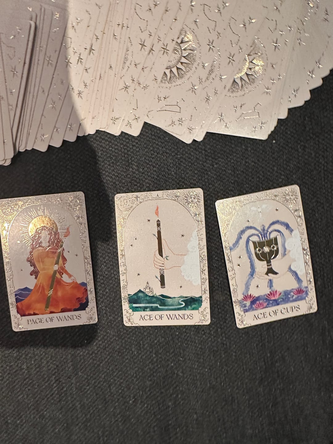Customer photo review of Lightworker Tarot by Dreamy Moons