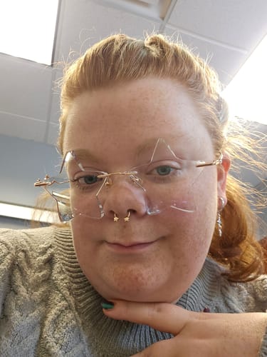 Customer photo review of Starr Eyeglasses