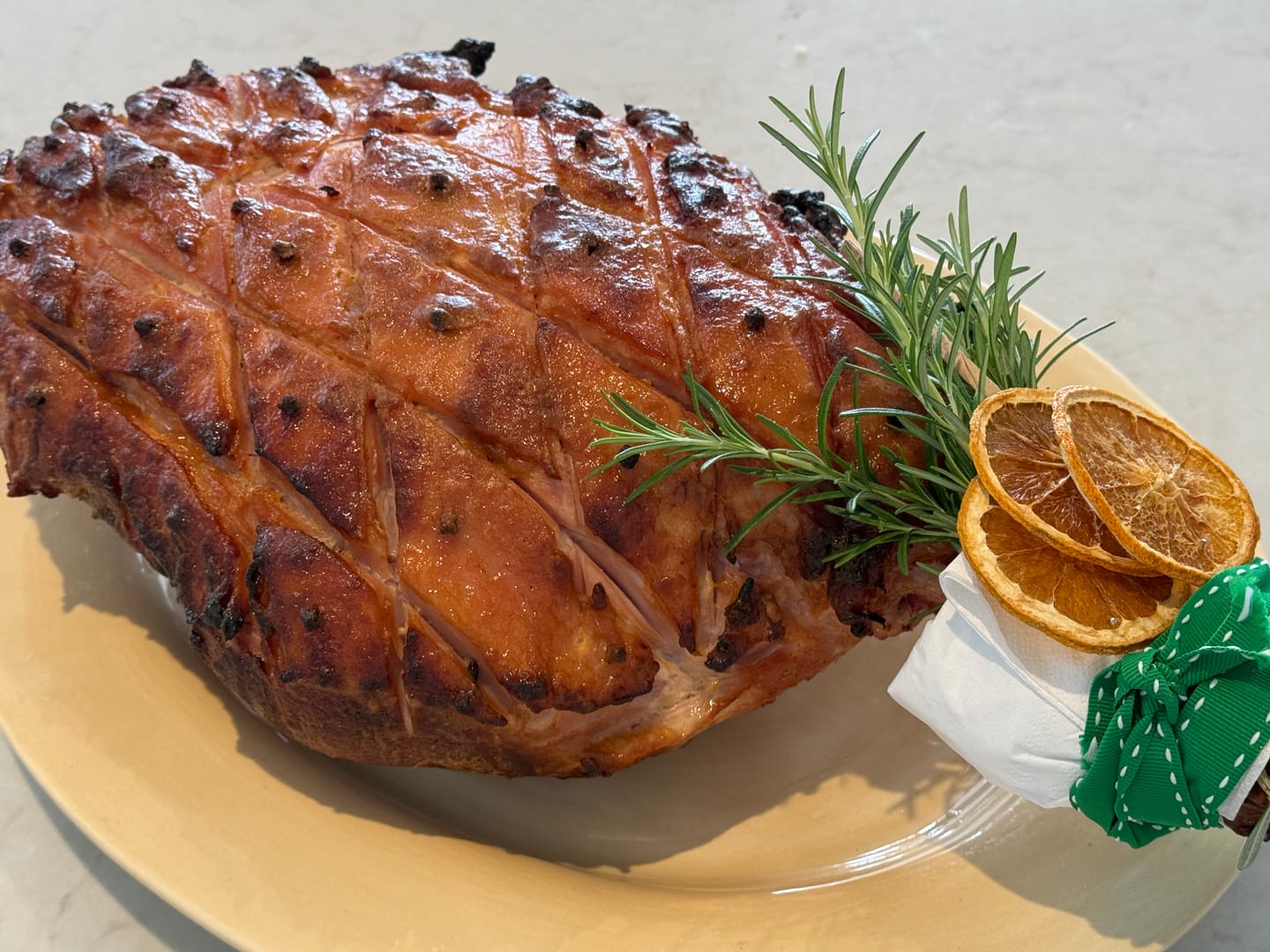 Customer photo review of Free Range Whole Leg Ham