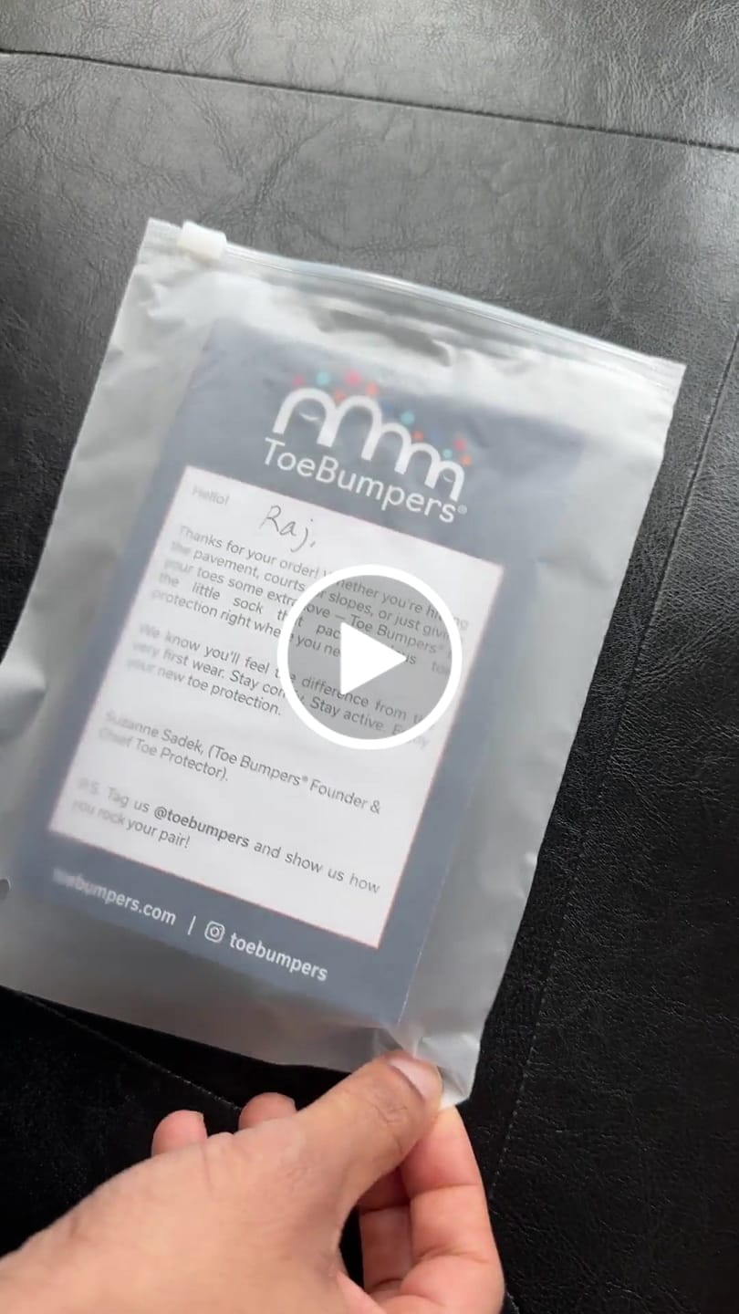 Customer video review of Men's Cushioned Toe-Protection Socks (2)