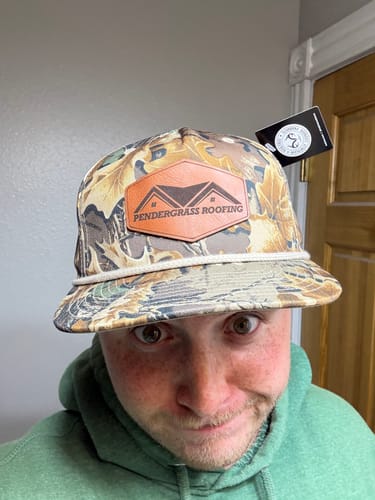 Customer photo review of Custom Leather Patch Rope Hat - Richardson 256P UMPQUA