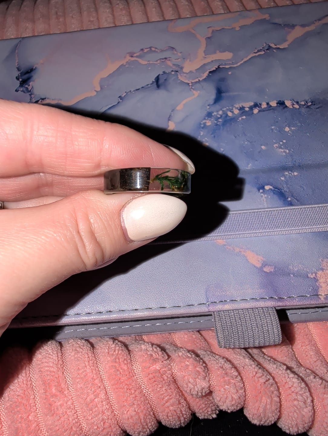 Customer photo review of Forest Soul Resin Ring