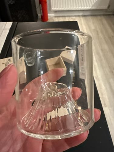 Customer photo review of Fuji - Handmade Japanese Whiskey Glass