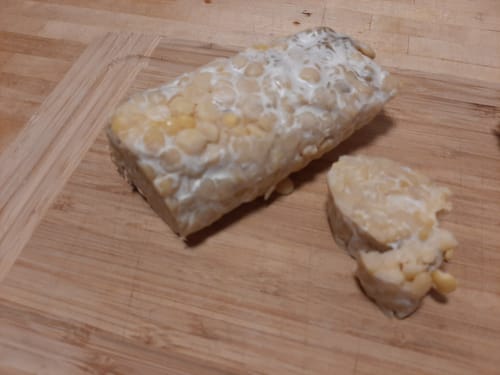 Customer photo review of BIO Tempeh-Komplettset: Starterkultur, Sojabohnen & Guide für 75 kg
