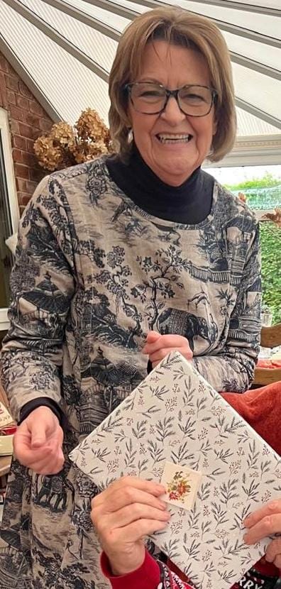 Customer photo review of Women's Plus Size Floral Cotton Vintage Casual Loose Printing Maxi Dress