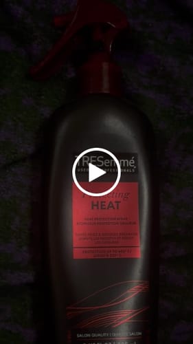 Customer video review of بخاخ تريسيمي للحماية من الحرارة وتنعيم الشعر - 236مل
