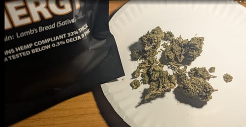 Customer photo review of Cheap THCA Flower Ounce