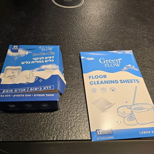 Customer photo review of דפי ניקוי למדיח